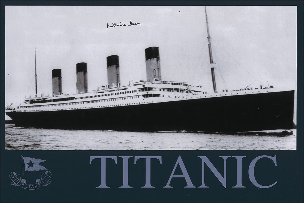 Lot #383 Titanic: Millvina Dean
