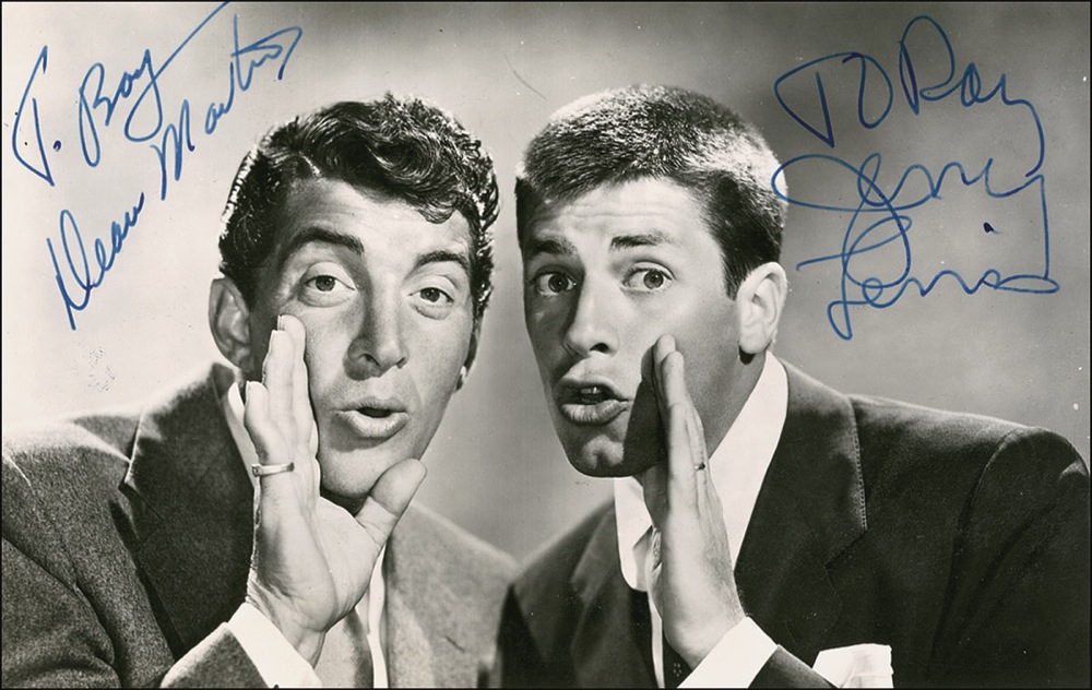 Lot #1001 Dean Martin and Jerry Lewis