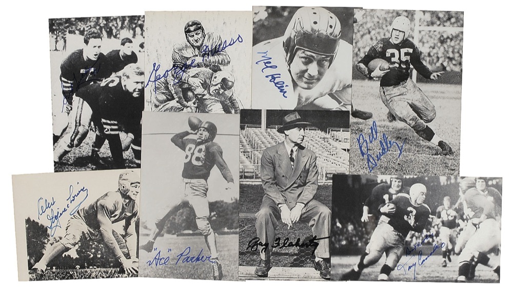Lot #1151 Football Hall of Famers
