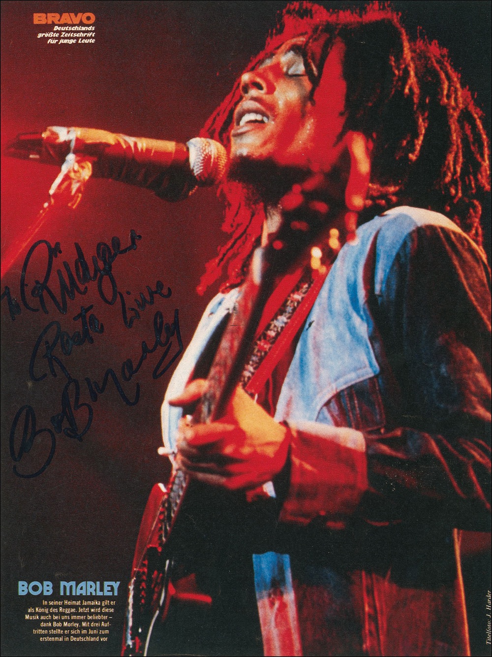 Lot #797 Bob Marley