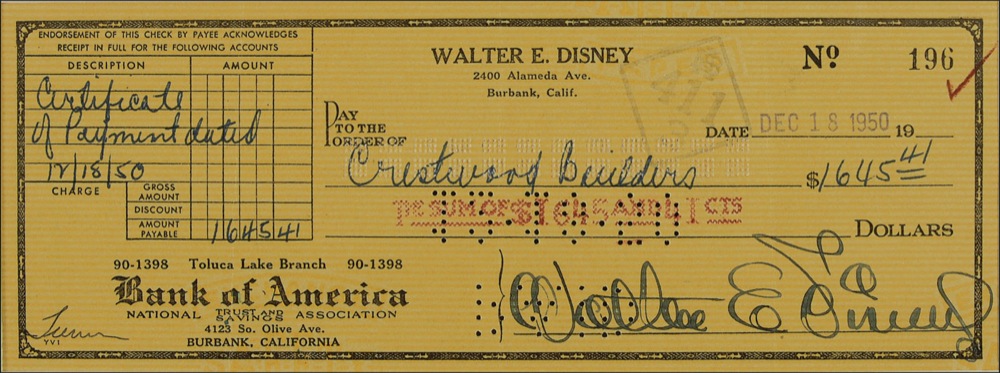 Lot #623 Walt Disney