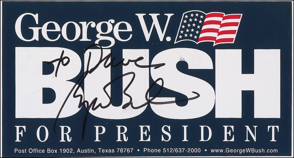 Lot #46 George W. Bush