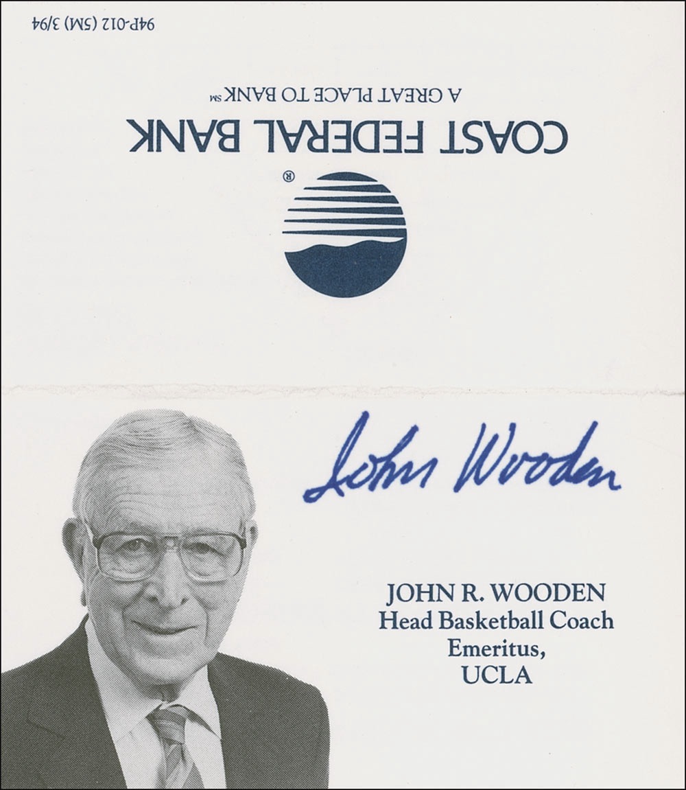 Lot #1337 John Wooden