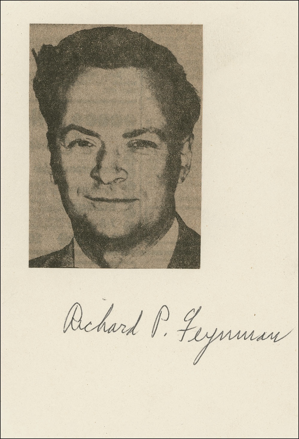 Lot #244 Richard Feynman