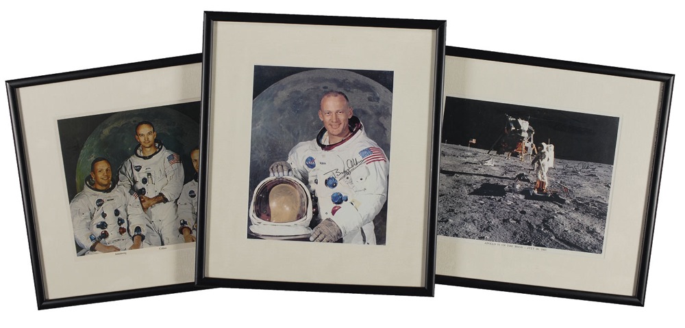 Lot #429 Buzz Aldrin and Michael Collins