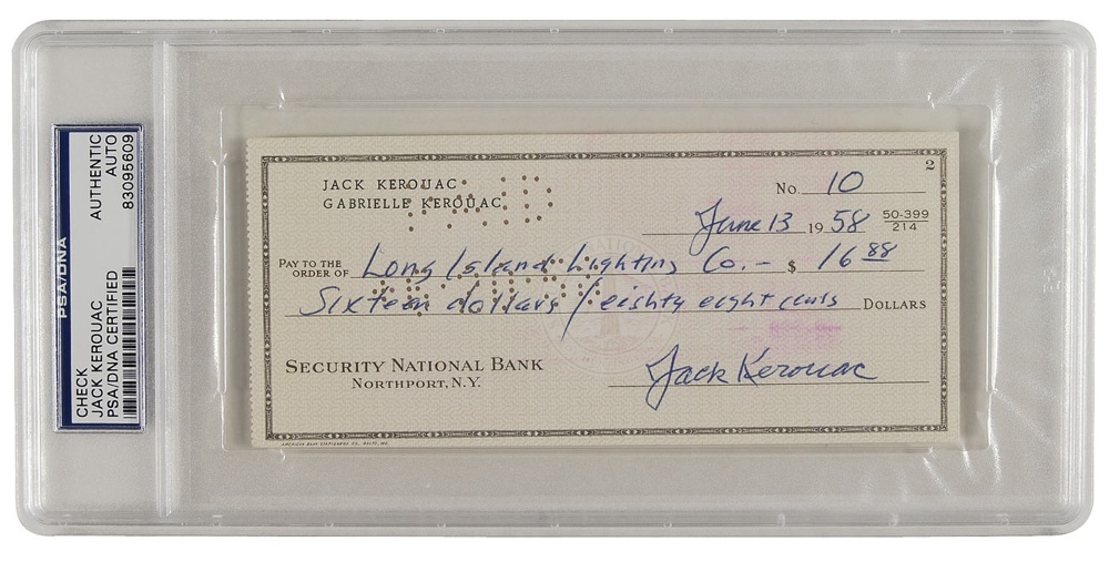 Lot #558 Jack Kerouac