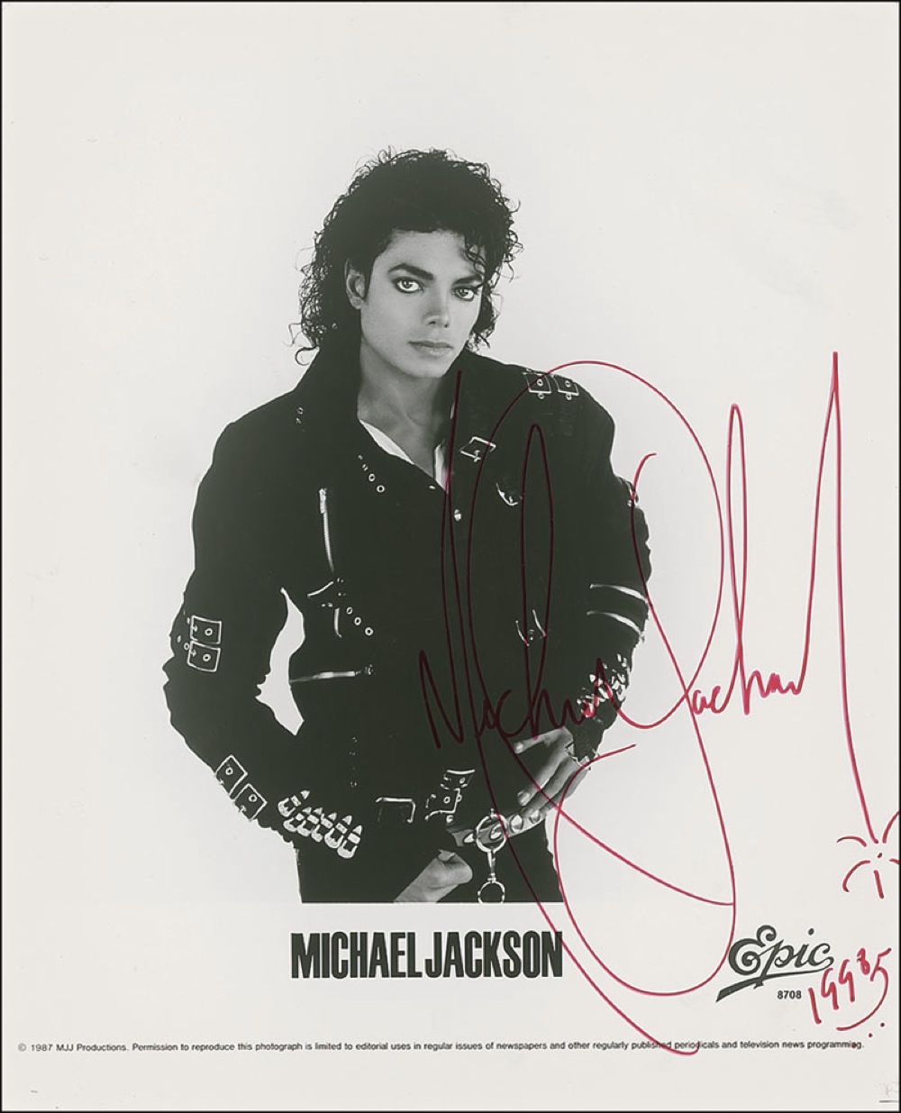 Lot #776 Michael Jackson