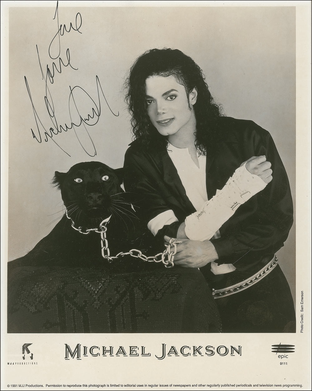 Lot #778 Michael Jackson
