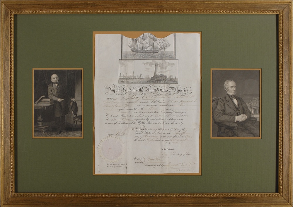 Lot #3 John Quincy Adams and Henry Clay