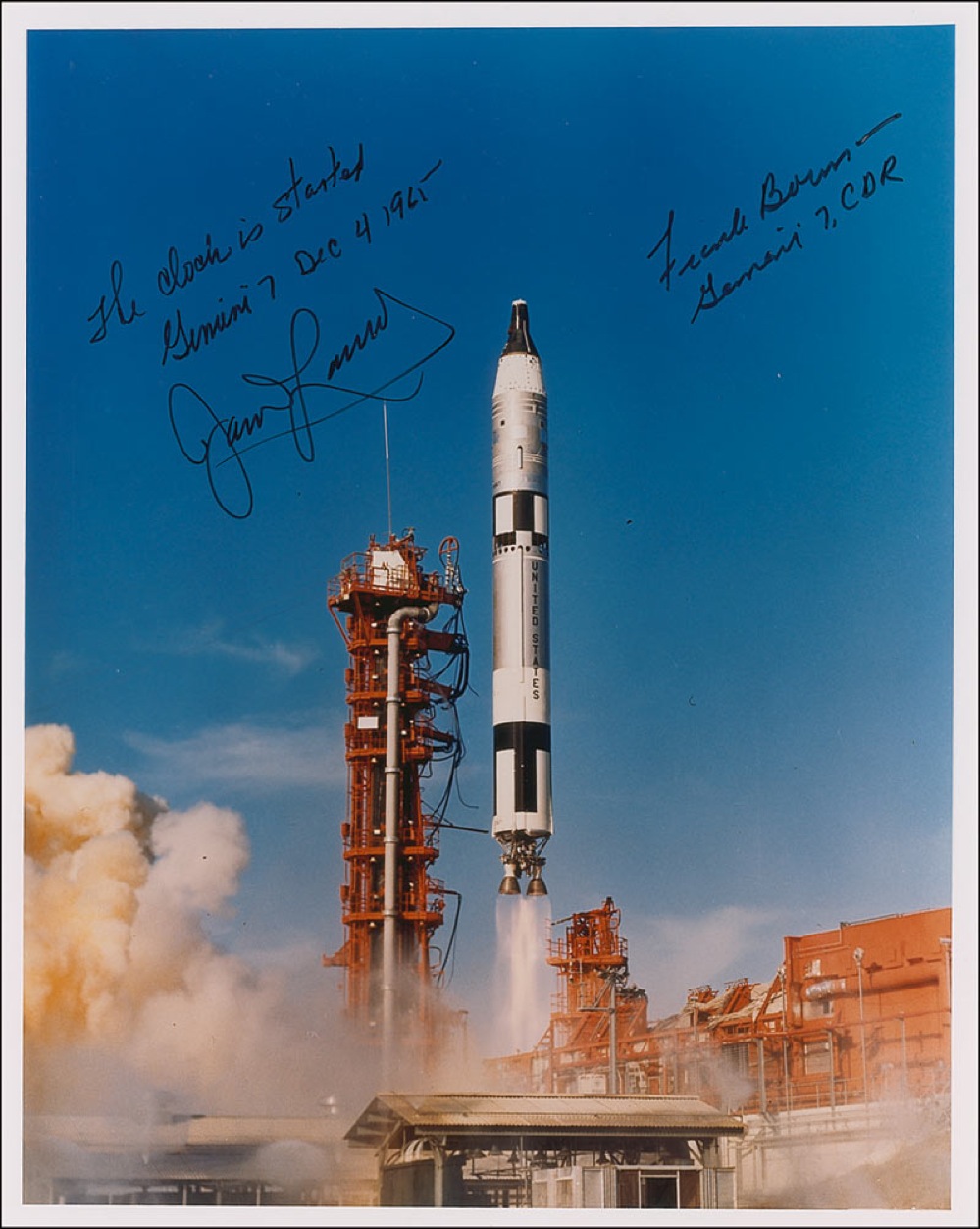 Lot #460 Gemini 07: Lovell and Borman