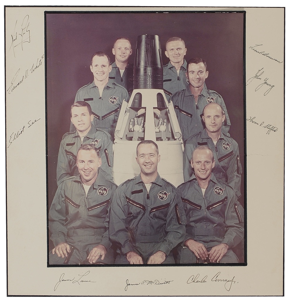 Lot #129 Gemini Astronauts