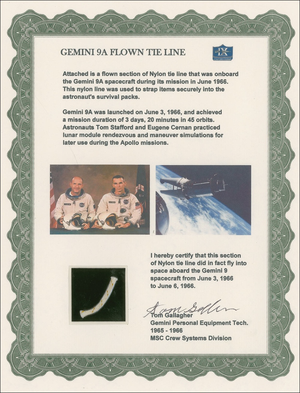 Lot #103 Gemini 9