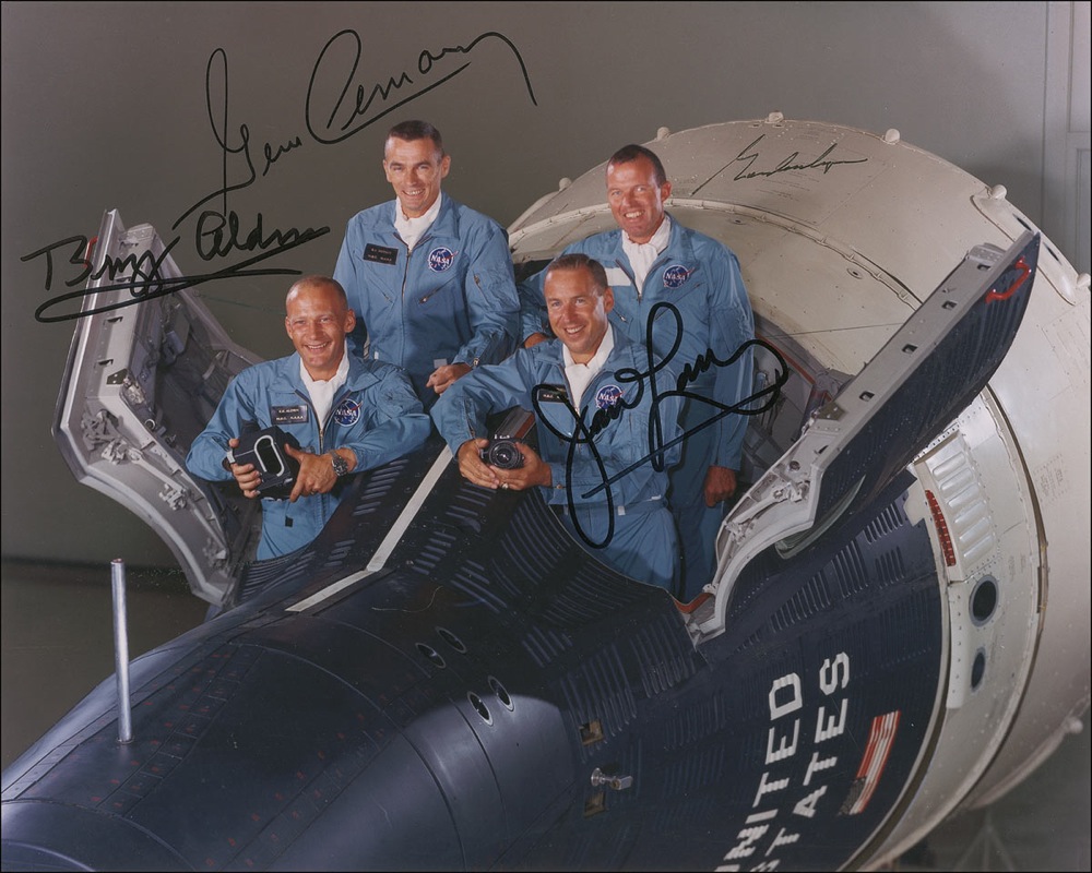 Lot #117 Gemini Astronauts