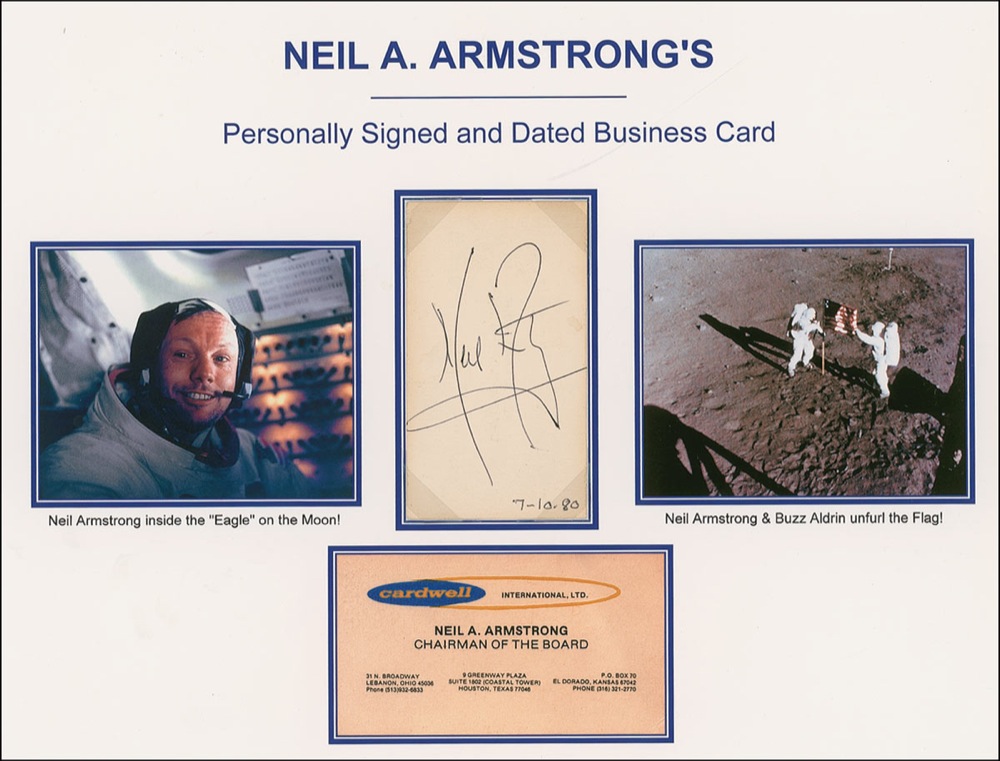 Lot #212 Neil Armstrong