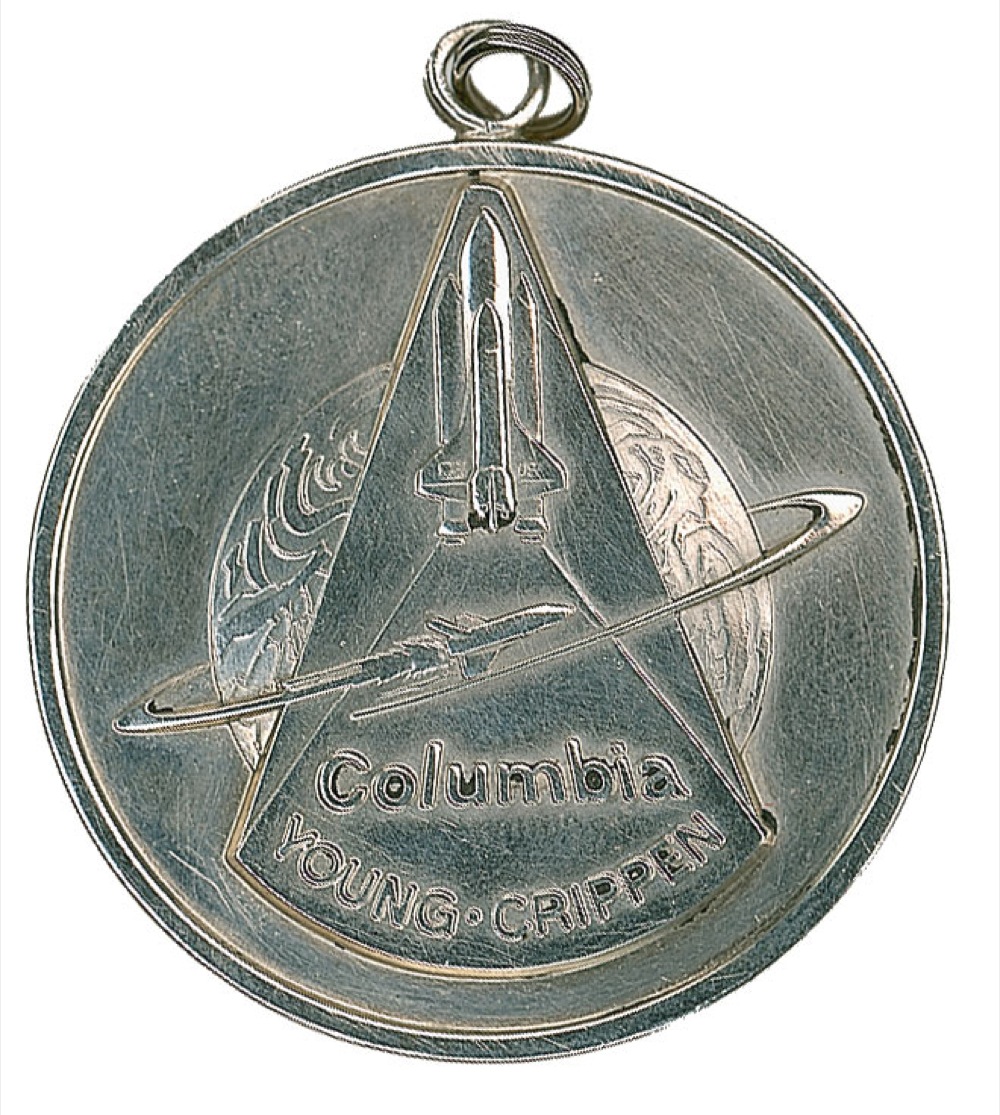 Lot #404 Columbia STS-1 Robbins Medal