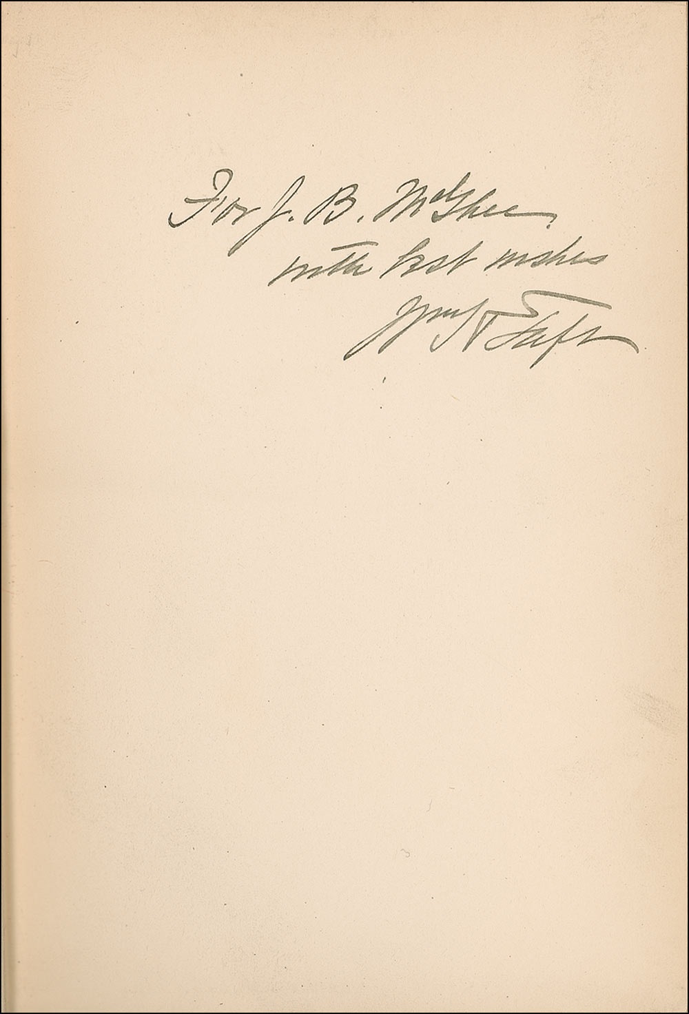 Lot #201 William H. Taft