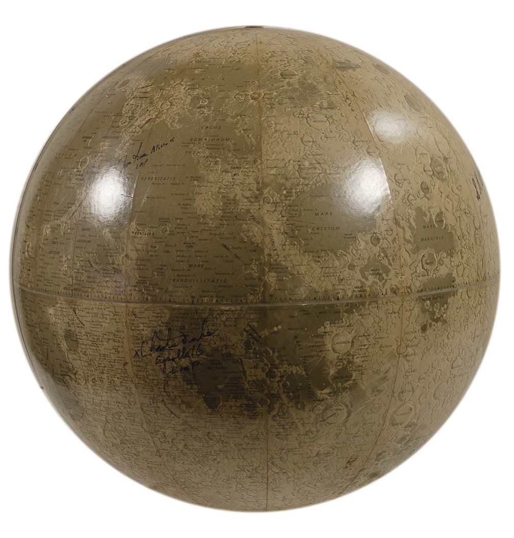 Lot #141 Neil Armstrong's Moon globe