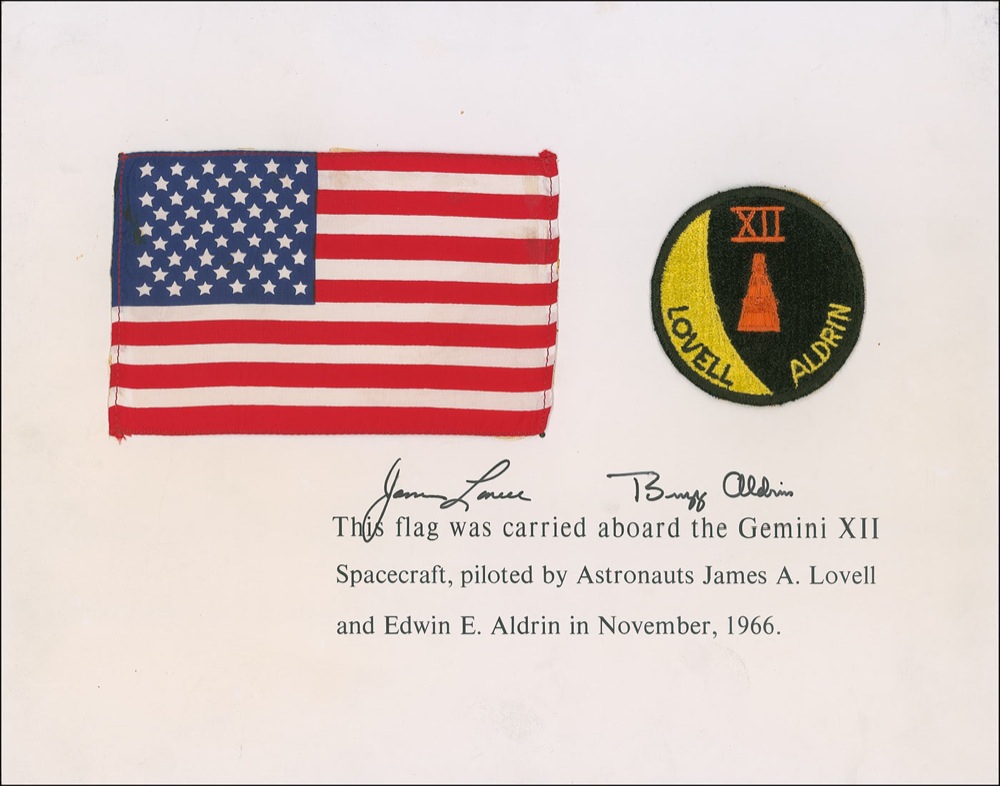 Lot #102 Buzz Aldrin and James Lovell