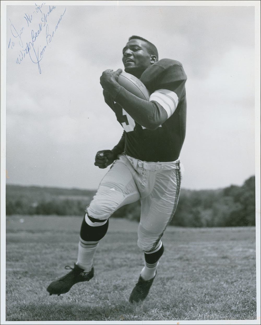 vintage jim brown jersey