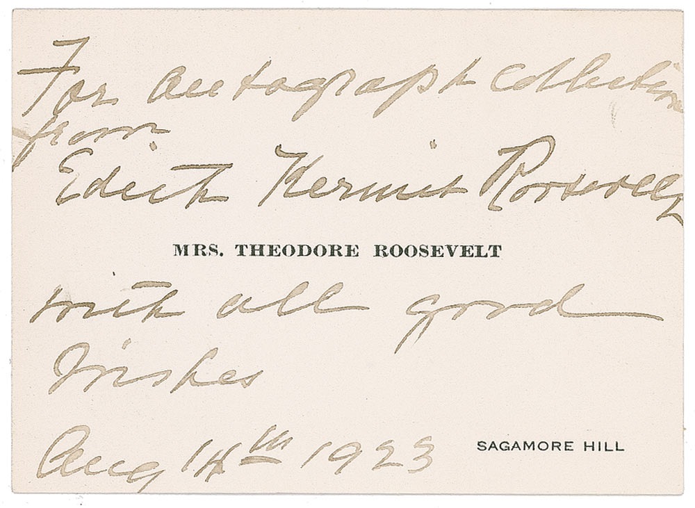 Lot #179 Edith K. Roosevelt