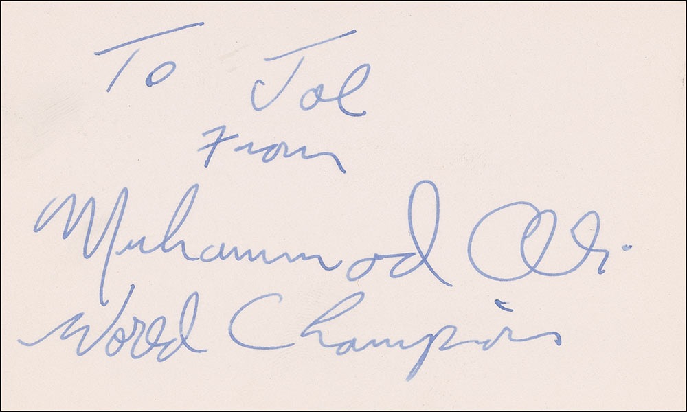 Lot #1079 Muhammad Ali