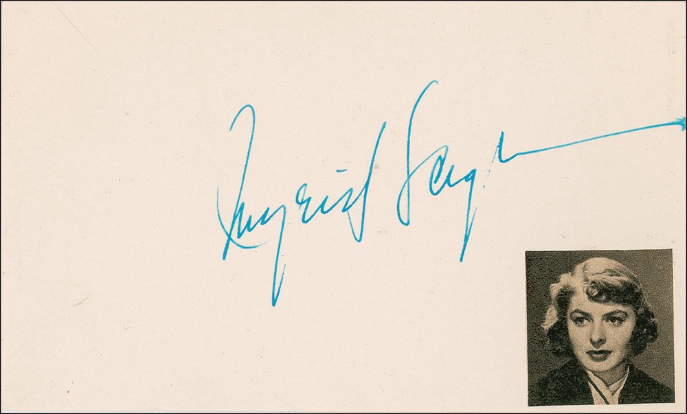 Lot #576 Ingrid Bergman