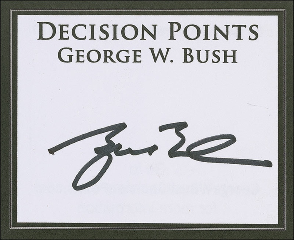 Lot #16 George W. and George H. W. Bush