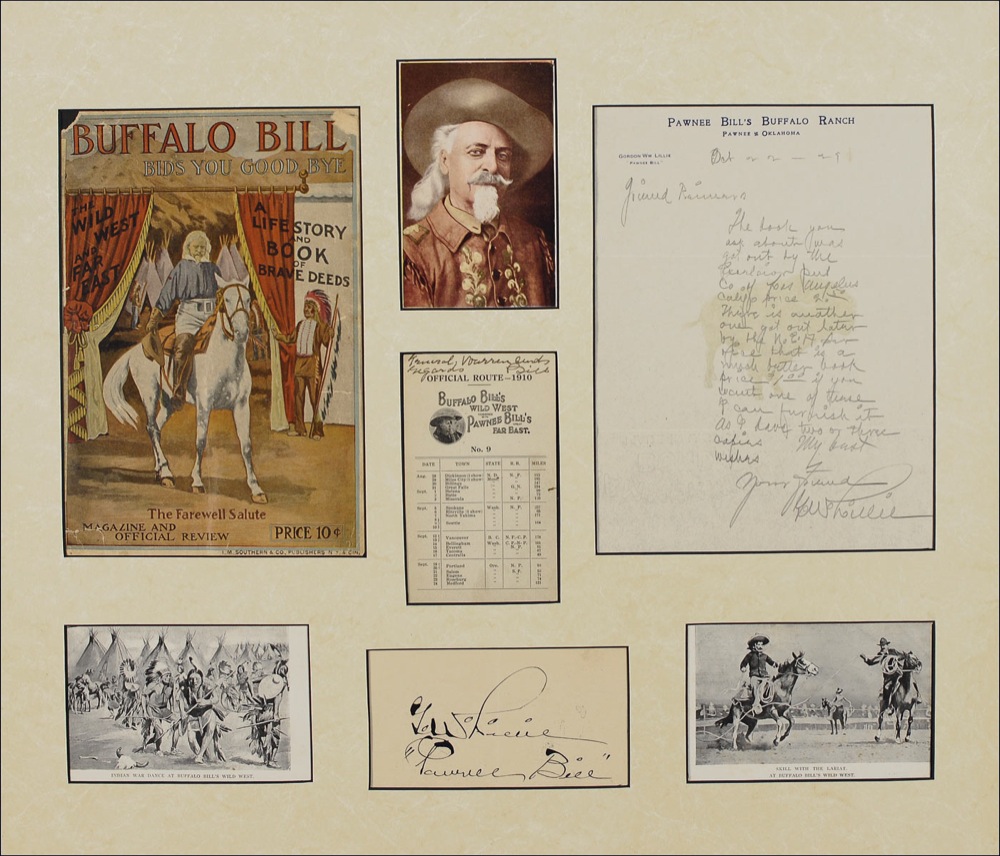 Lot #206 W. F. ‘Buffalo Bill’ Cody and Gordon W.