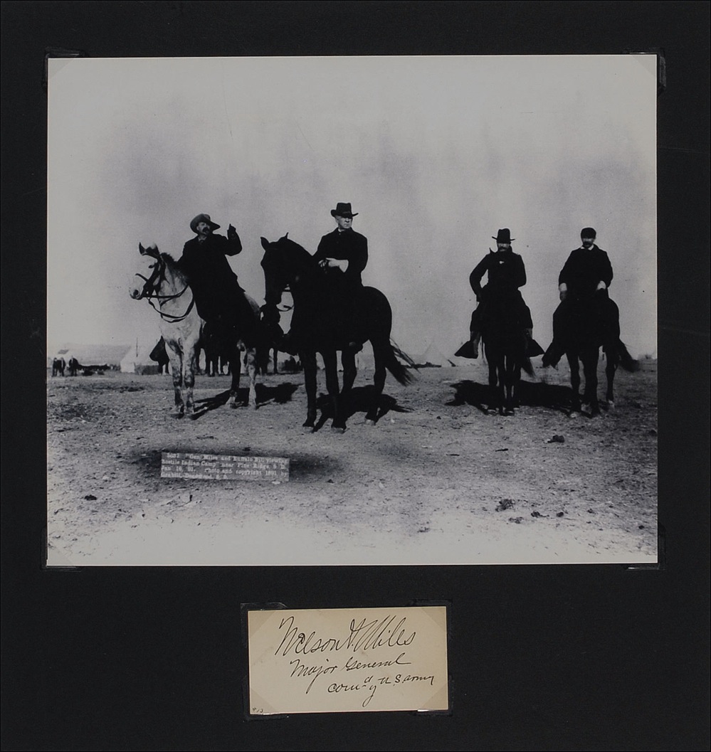 Lot #428 Nelson A. Miles and Geronimo
