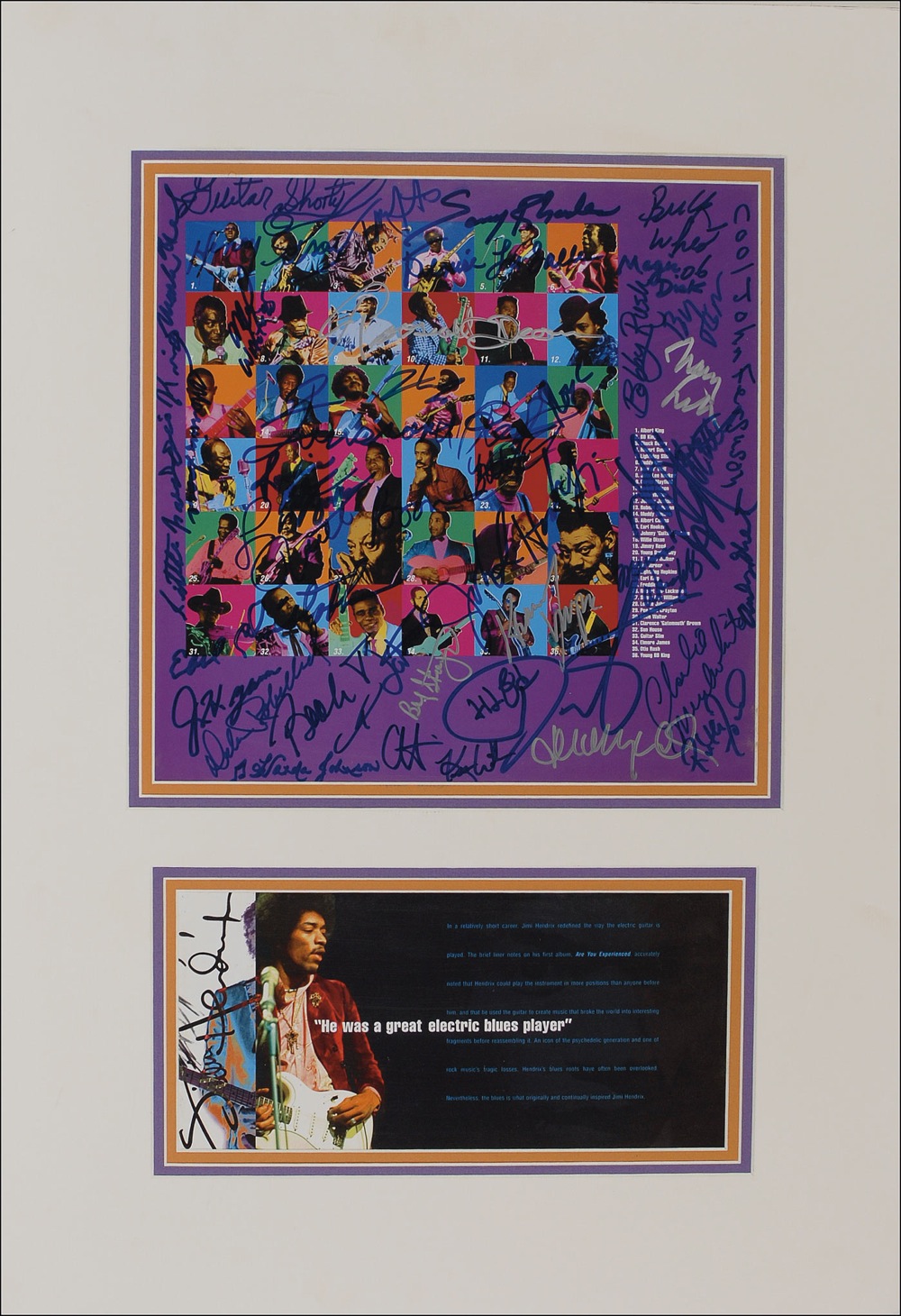 Lot #825 Jimi Hendrix Blues Tribute
