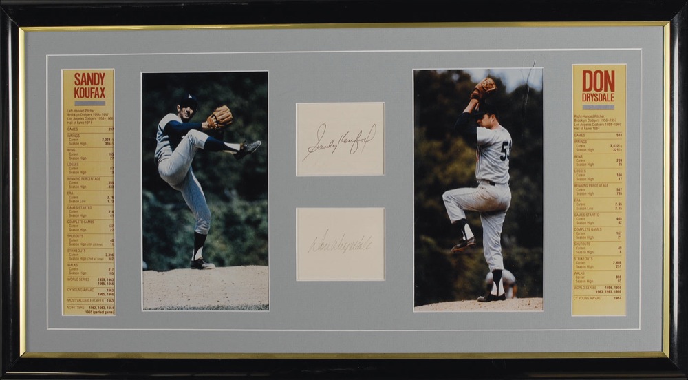 Lot #1155 Don Drysdale and Sandy Koufax