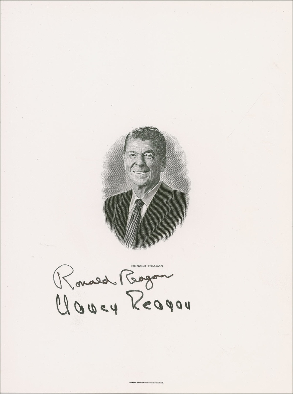 Lot #156 Ronald and Nancy Reagan