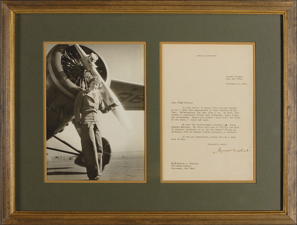 Lot #438 Amelia Earhart