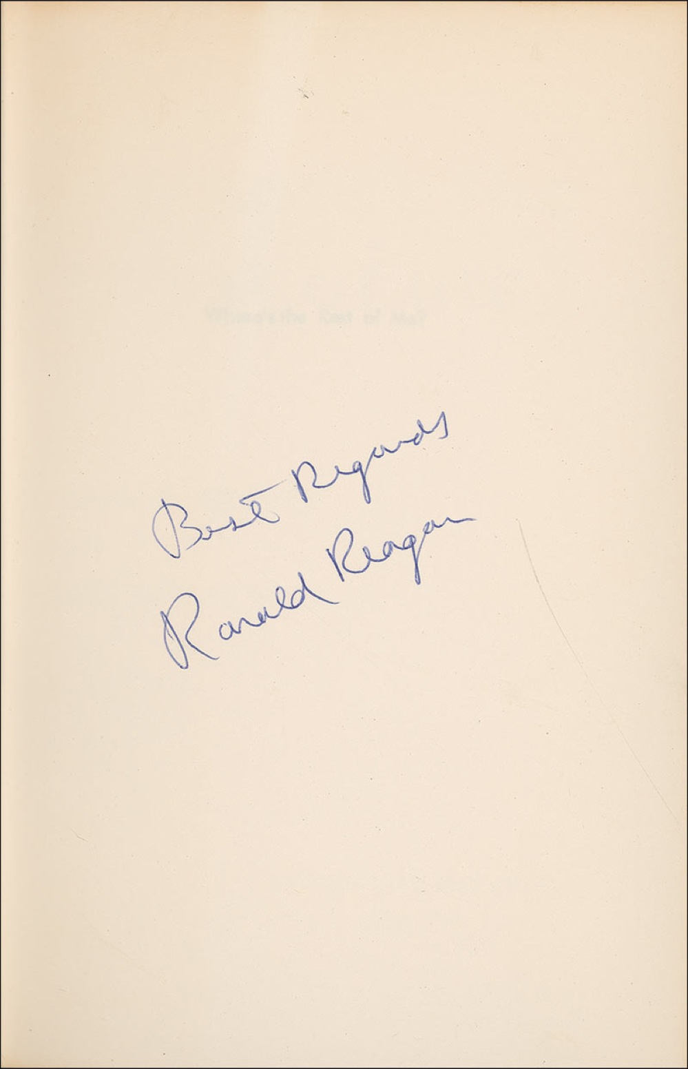 Lot #152 Ronald Reagan
