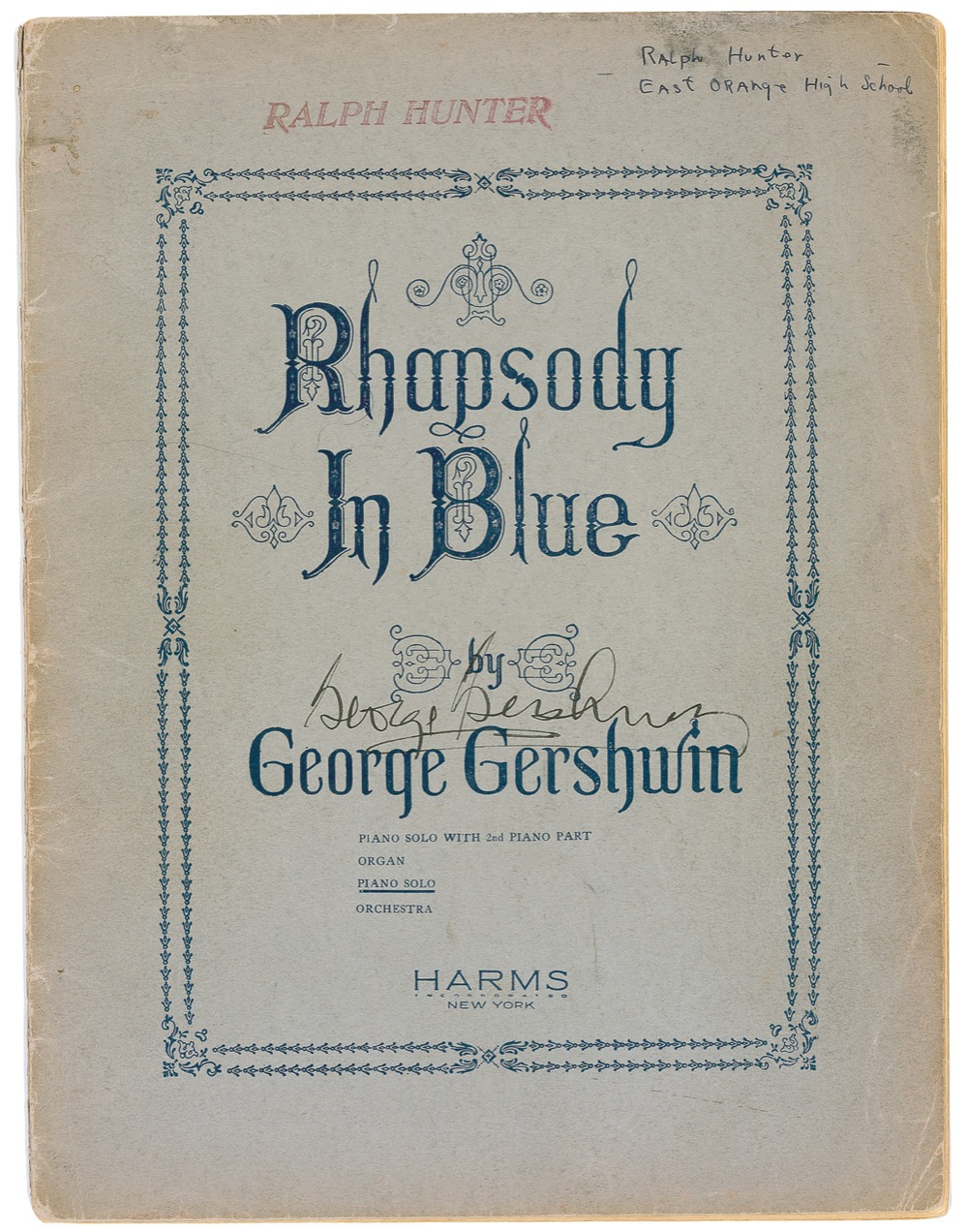 Lot #682 George Gershwin