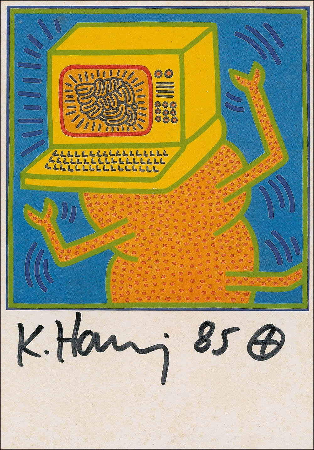 Lot #559 Keith Haring