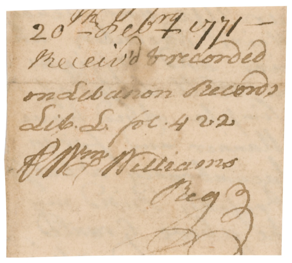 Lot #232 Declaration of Independence: William