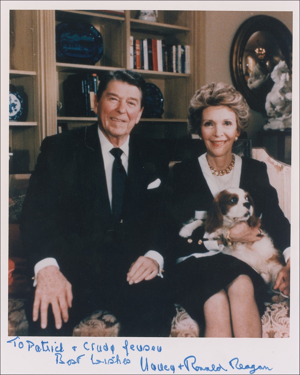 Lot #158 Ronald and Nancy Reagan