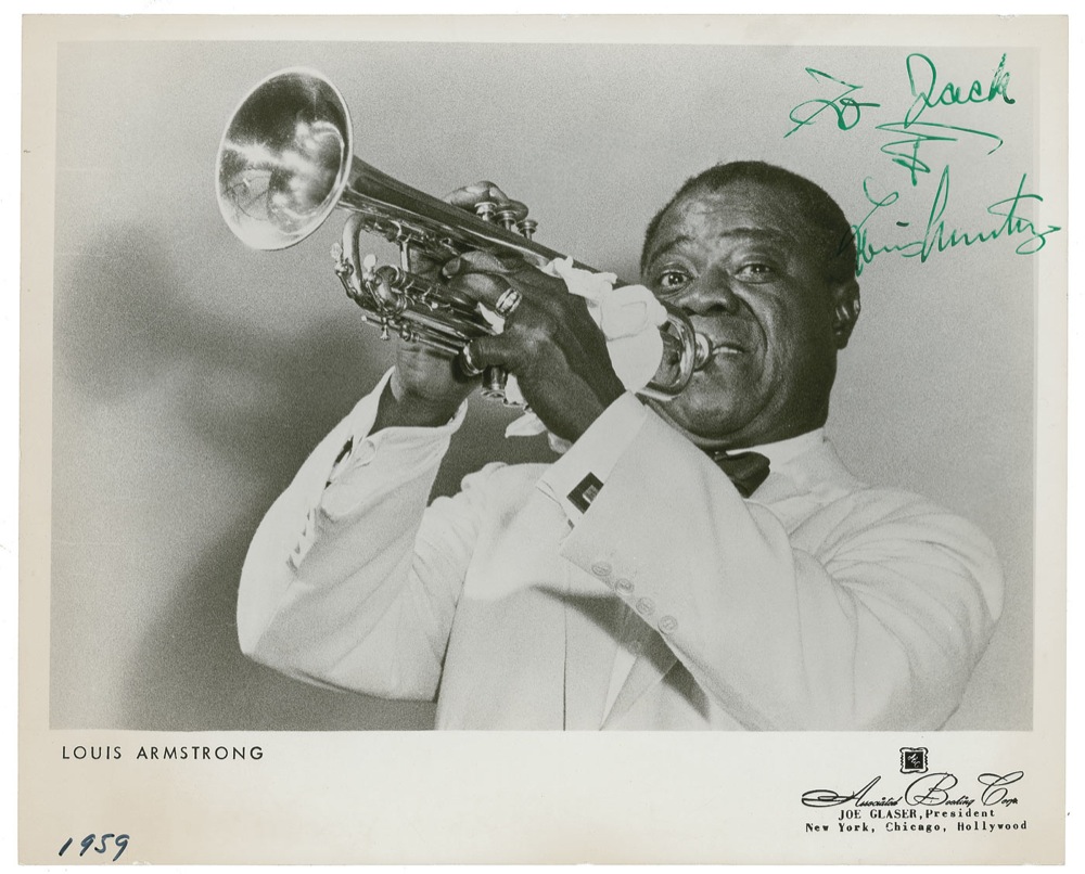 Lot #753 Louis Armstrong