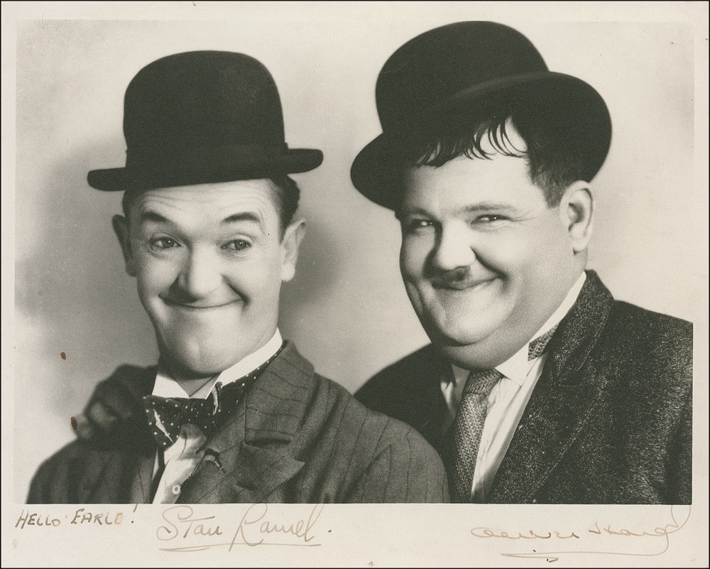 Lot #1073 Laurel and Hardy