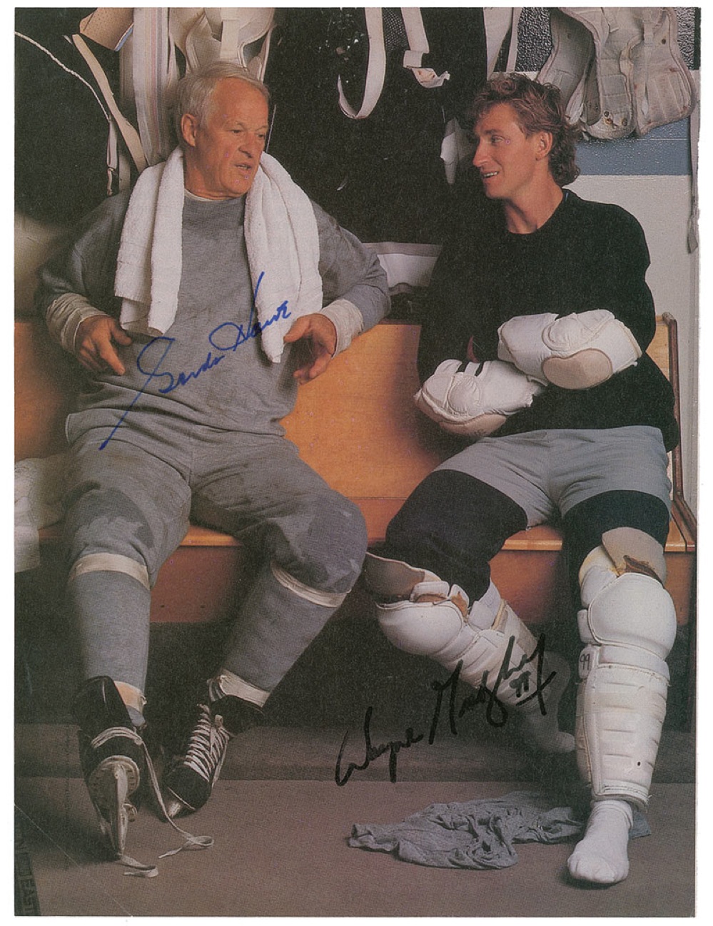 Lot #1298 Gordie Howe and Wayne Gretzky