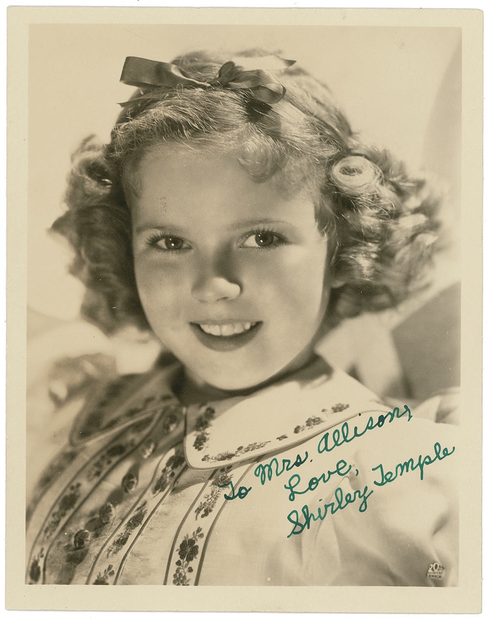Lot #1164 Shirley Temple