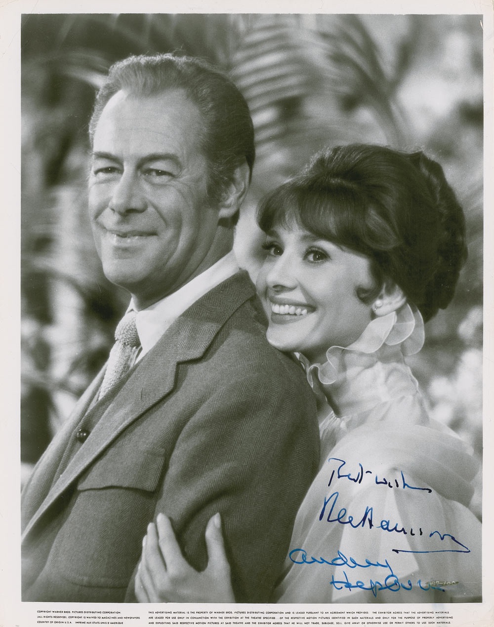 Lot #1033 Audrey Hepburn and Rex Harrison