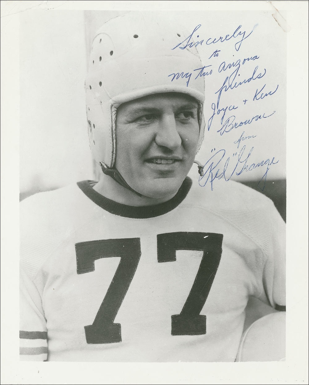 Red Grange  RR Auction