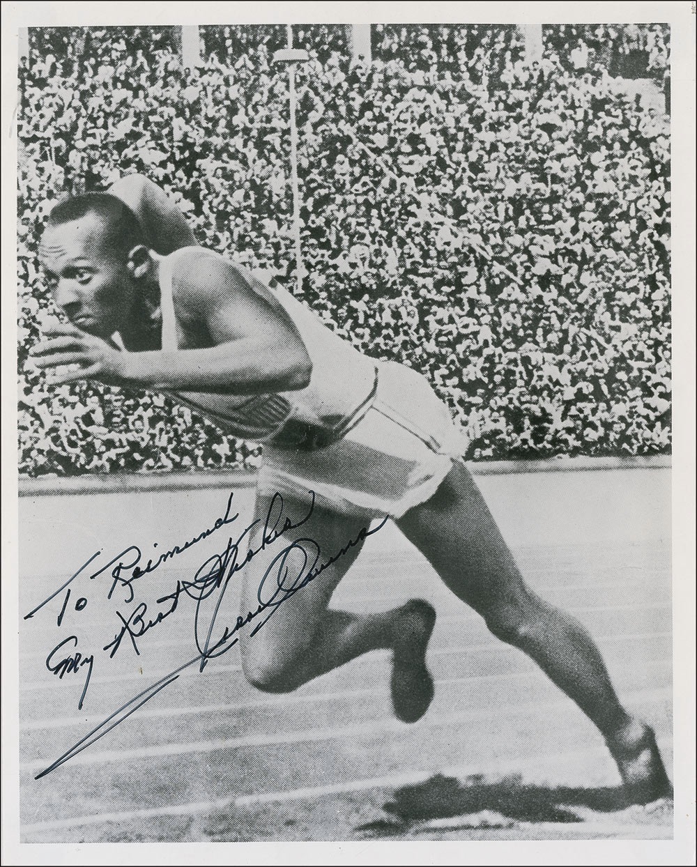 Lot #1351 Jesse Owens