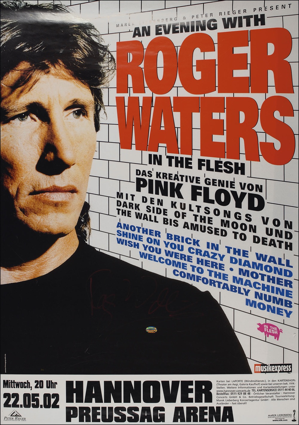 Lot #844 Pink Floyd: Roger Waters