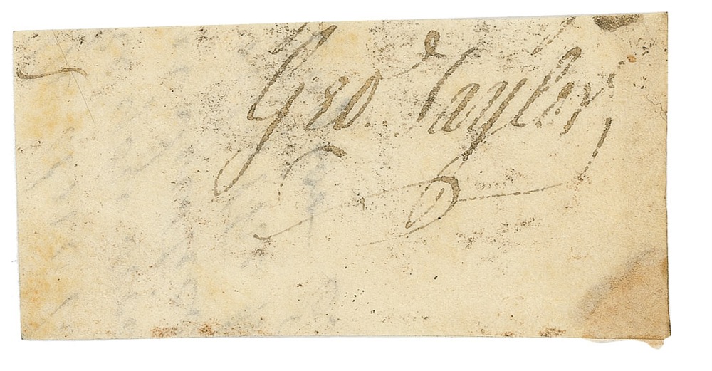 Lot #221 Declaration of Independence: George