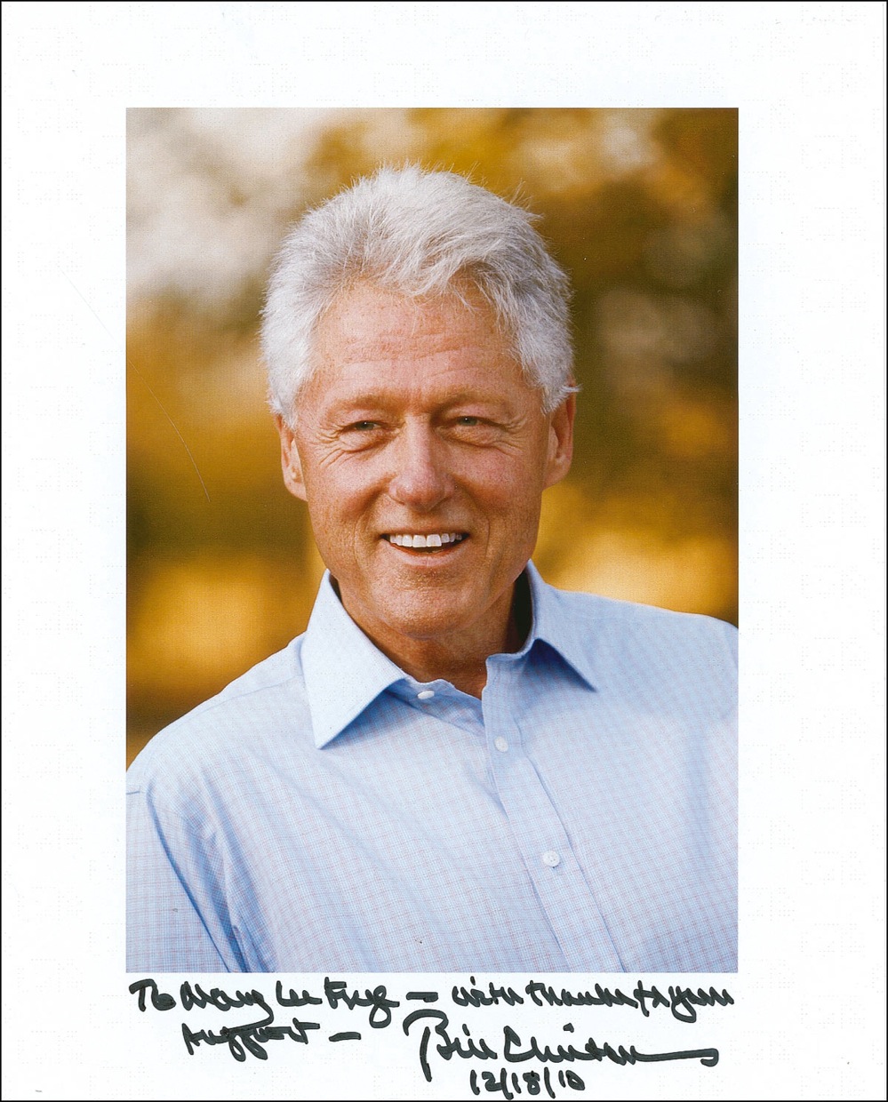 Lot #39 Bill Clinton