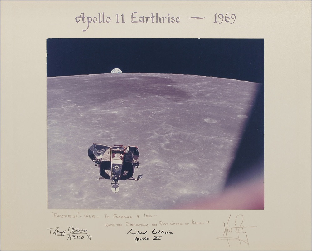 Lot #434 Apollo 11 Earthrise