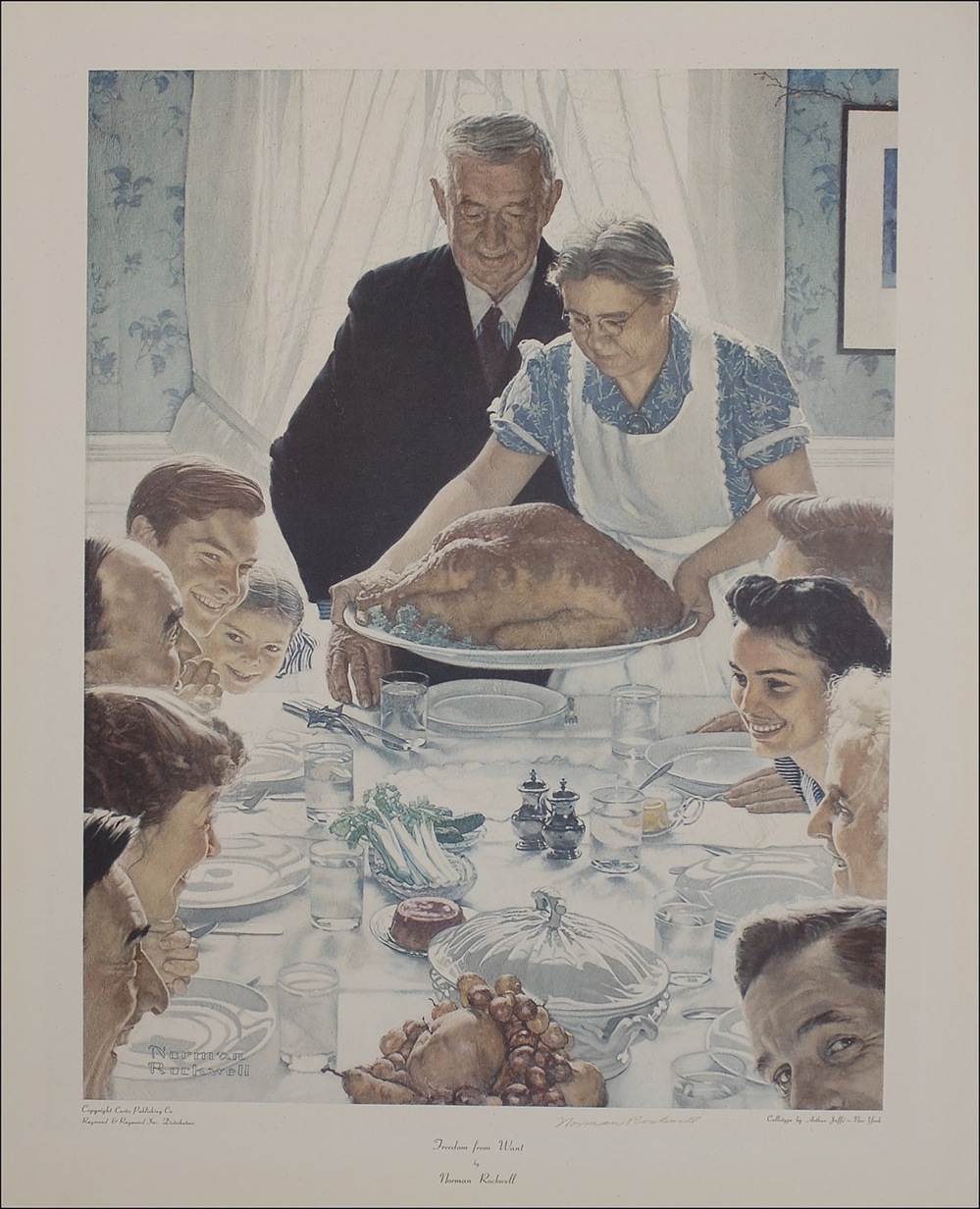 Lot #618 Norman Rockwell
